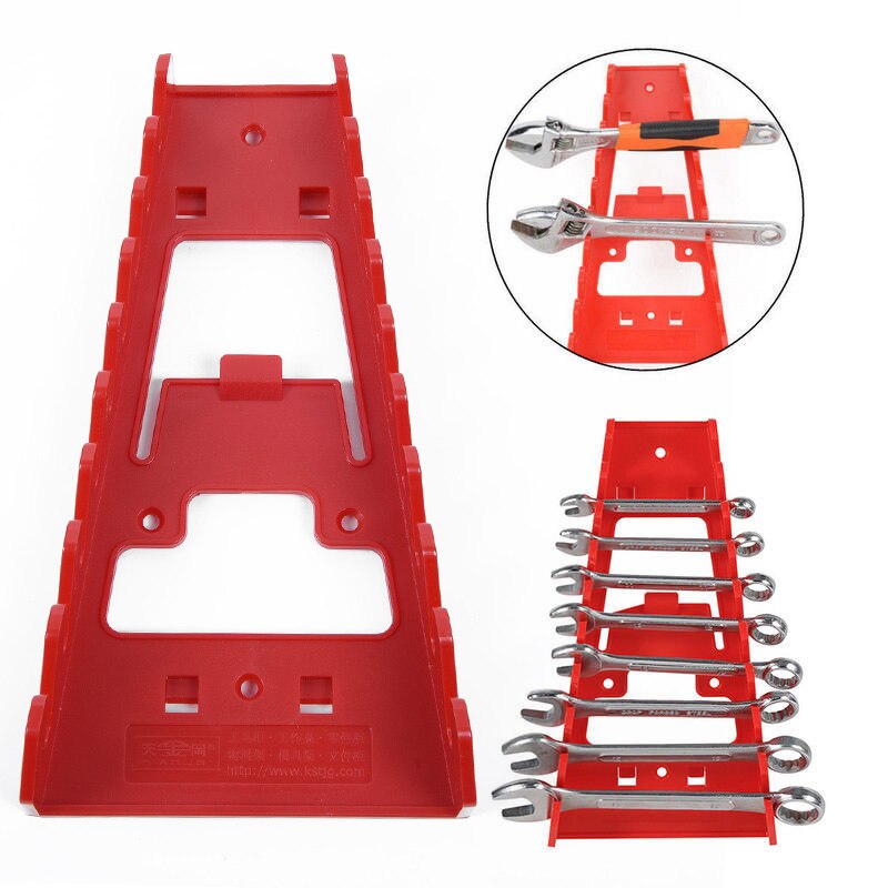 9-Slot Wall Mount Wrench Holder Organizer Rack by HitMyNeed
