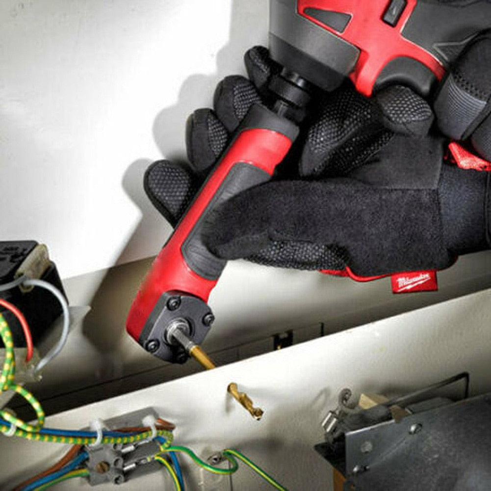 90 Degree Right Angle Drill Attachment 1/4" Hex by HitMyNeed
