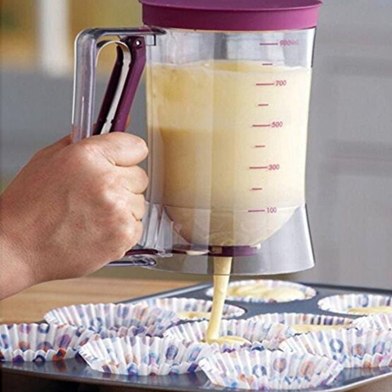 900ml Pancake & Batter Dispenser with Trigger Handle by HitMyNeed