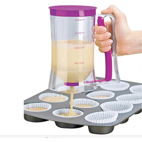 900ml Pancake & Batter Dispenser with Trigger Handle by HitMyNeed