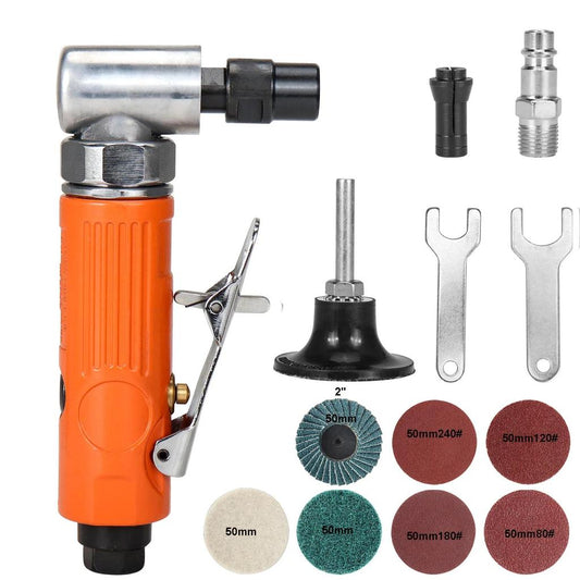 90° Air Angle Die Grinder 1/4" Pneumatic Mini Tool by HitMyNeed