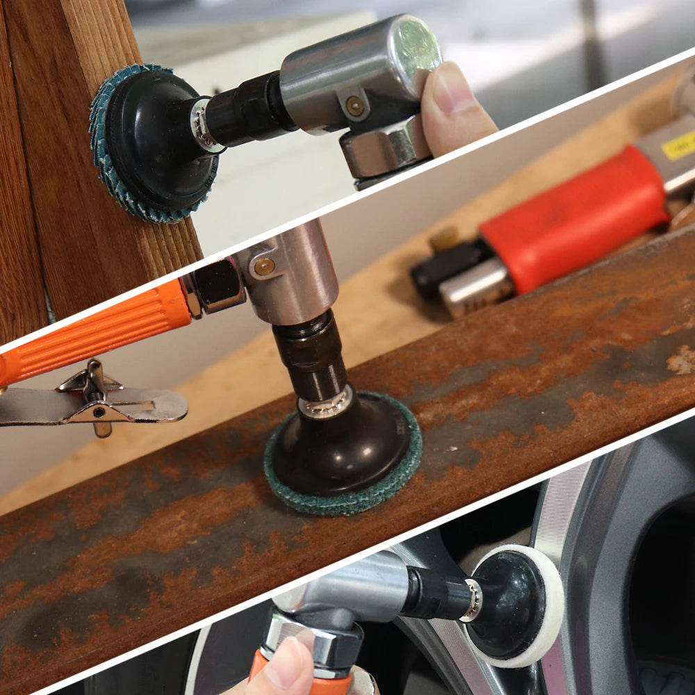 90° Air Angle Die Grinder 1/4" Pneumatic Mini Tool by HitMyNeed