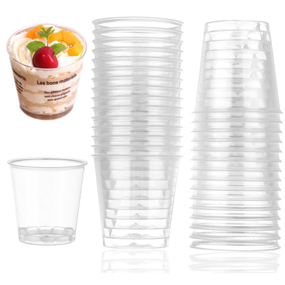 90ml Disposable Pudding Cups 30 Pack by HitMyNeed