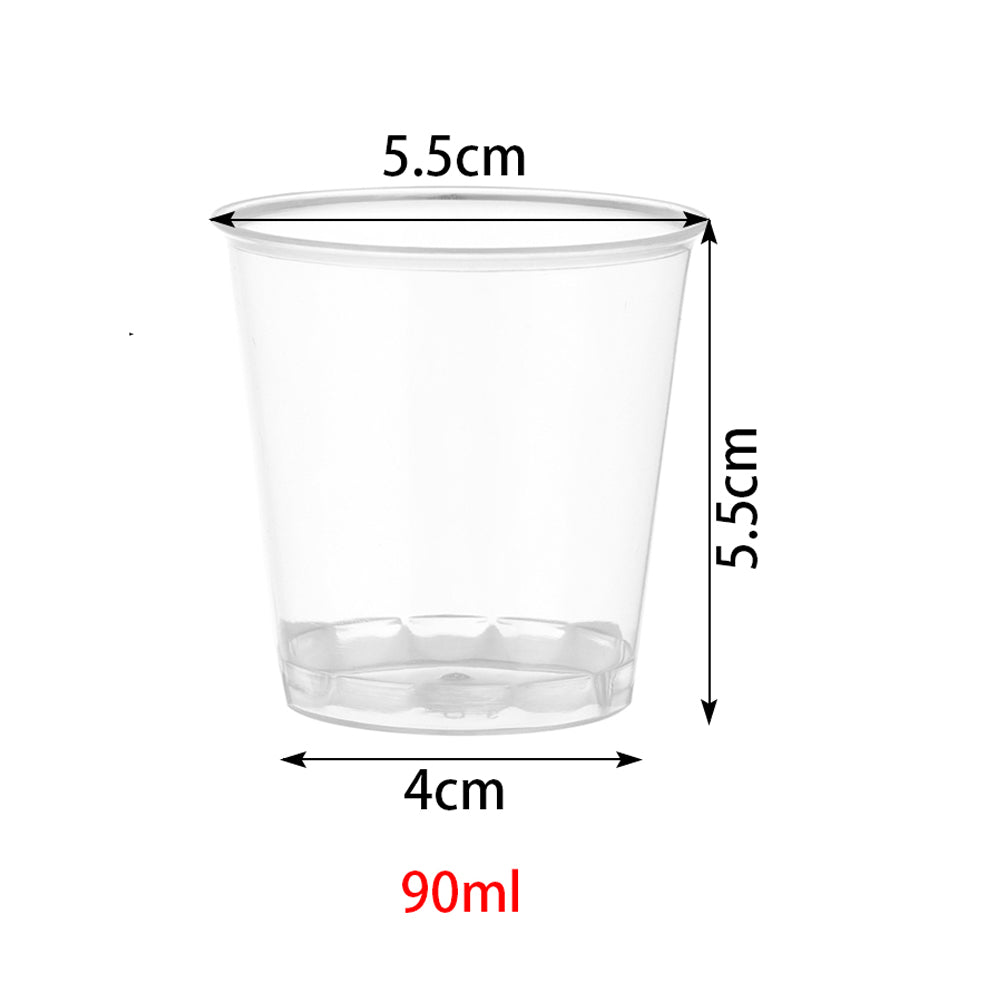90ml Disposable Pudding Cups 30 Pack by HitMyNeed