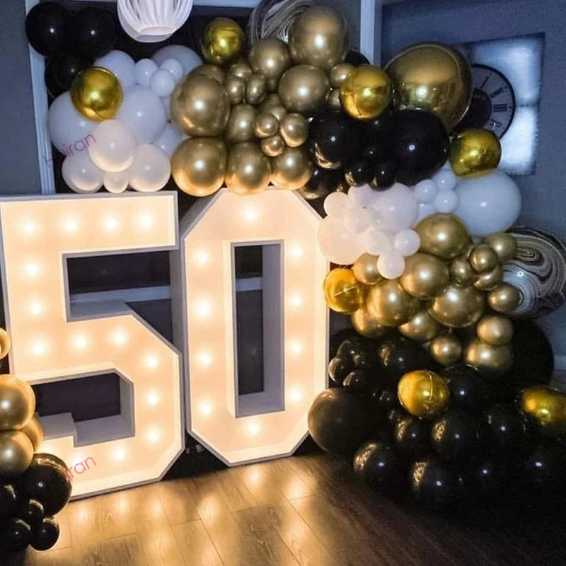 91.5cm Giant LED Light Up Number for Parties by HitMyNeed
