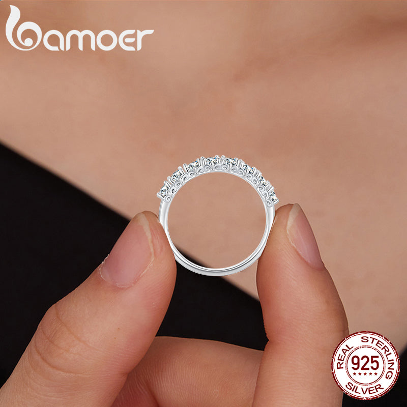 925 Sterling Silver Eternity Ring for Women 6 by HitMyNeed