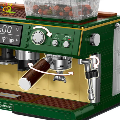 928pcs Coffee Machine Micro Building Block Set by HitMyNeed