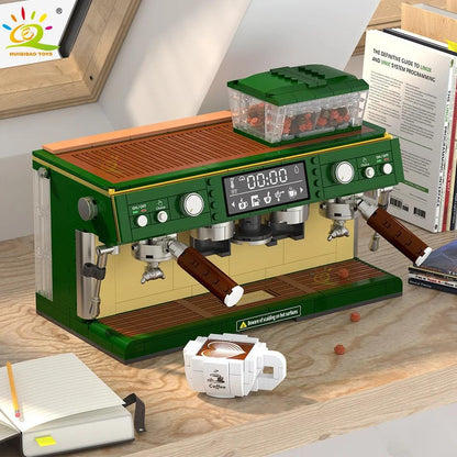 928pcs Coffee Machine Micro Building Block Set by HitMyNeed