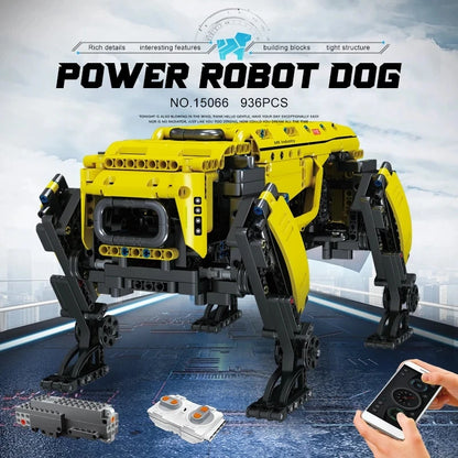 936PCS RC Motorized Robot Dog Building Set by HitMyNeed
