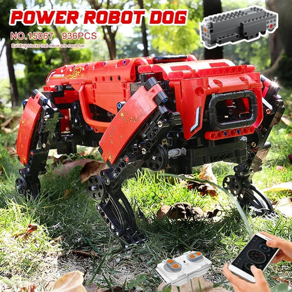936PCS RC Motorized Robot Dog Building Set by HitMyNeed