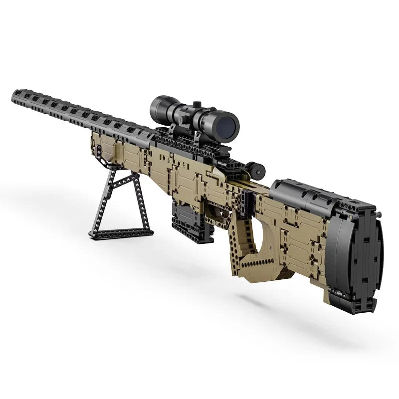 979pcs WW2 Sniper Rifle Building Block Model by HitMyNeed