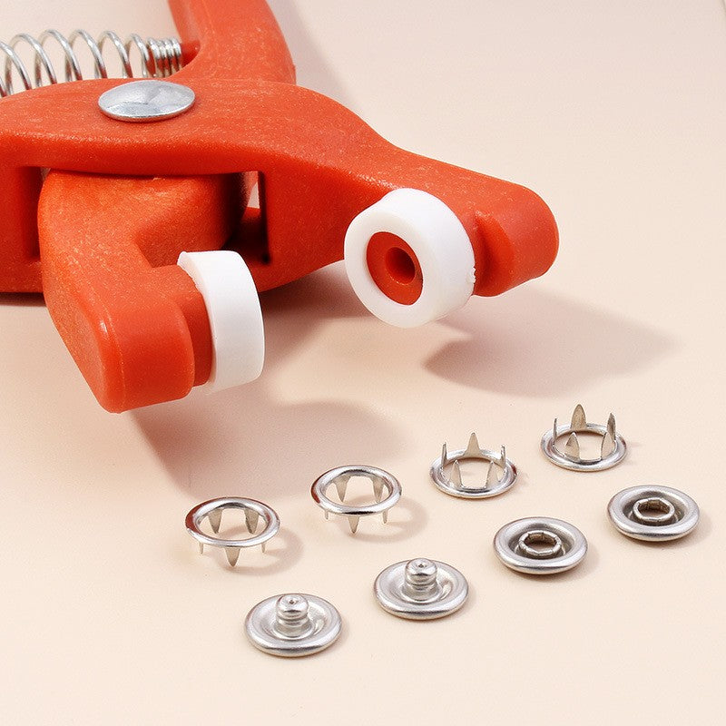 9.5mm Snap Button Pliers Set with 50 Metal Snaps by HitMyNeed