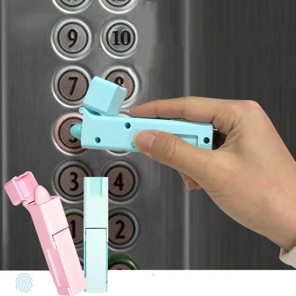 No-Touch Elevator Stick Hand Tool