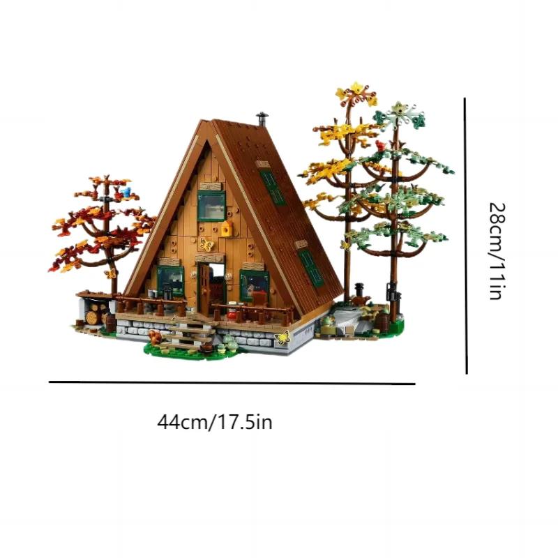 A-Frame Forest Cabin 21338 Compatible Building Set by HitMyNeed