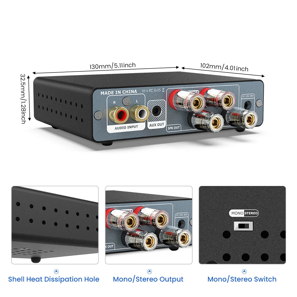 A07 MAX 600W Home Audio Power Amplifier by HitMyNeed