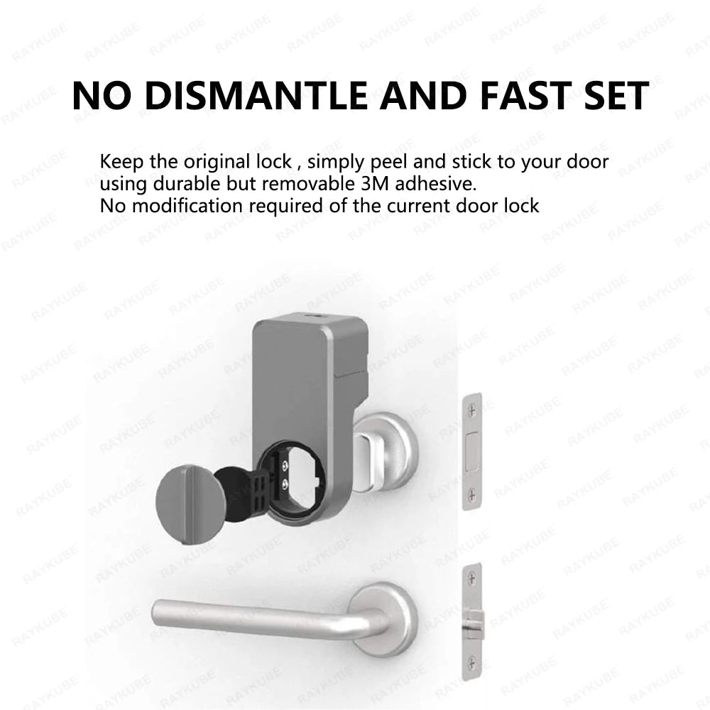 A1 Pro Max Bluetooth Tuya Smart Door Lock Cylinder by HitMyNeed