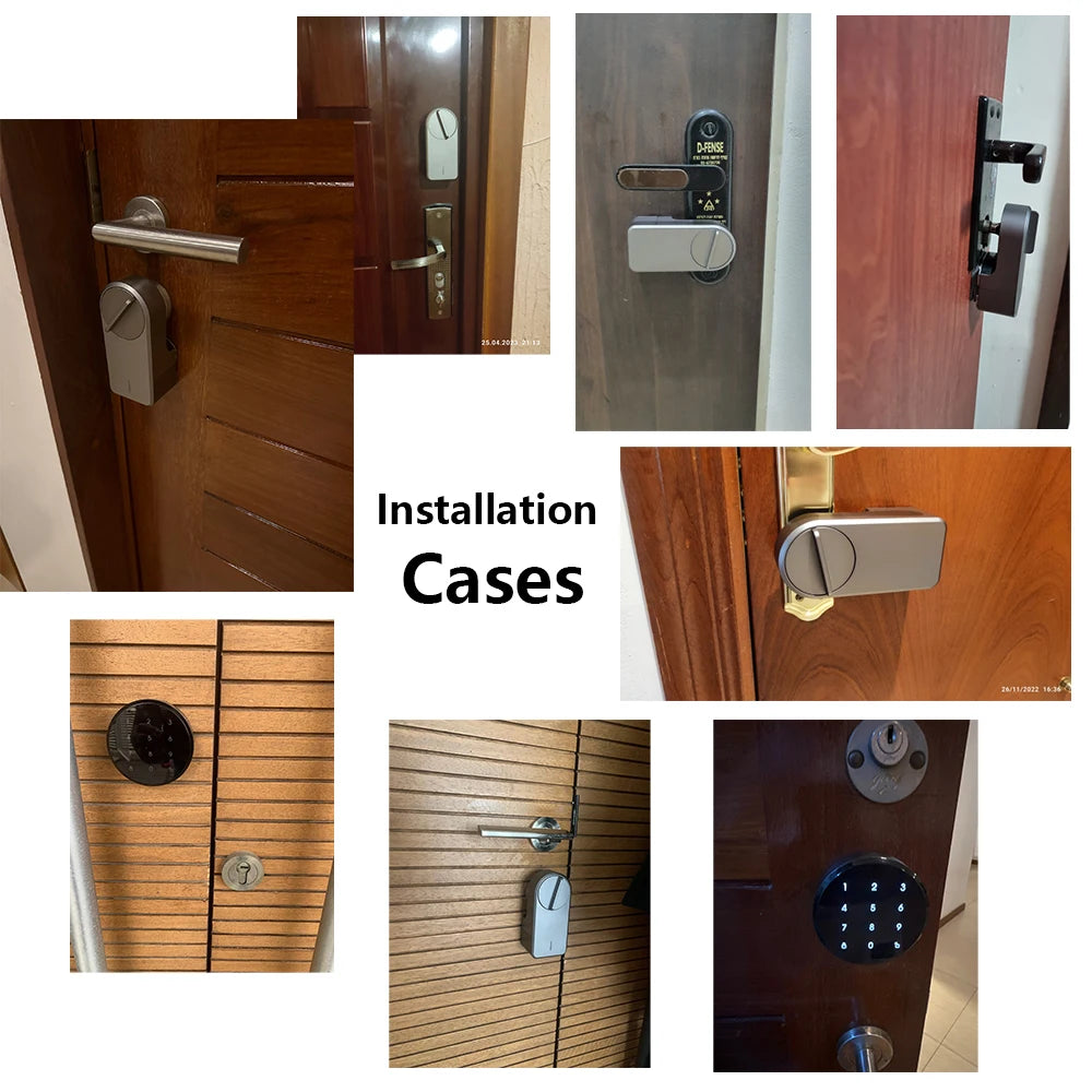 A1 Pro Max Bluetooth Tuya Smart Door Lock Cylinder by HitMyNeed