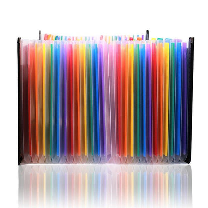 A4 Expanding Box File Folder with 24 Pockets by HitMyNeed