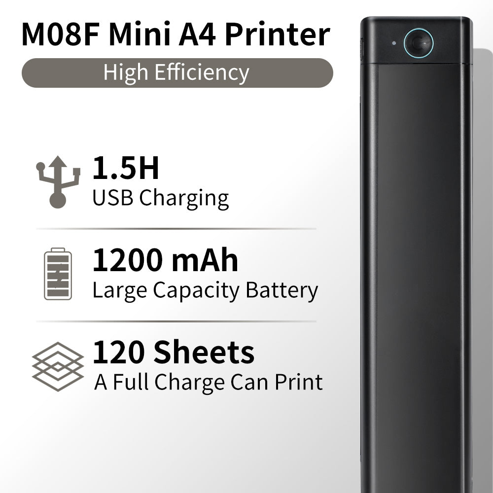 A4 Wireless Portable Thermal Printer for Travel & Office by HitMyNeed