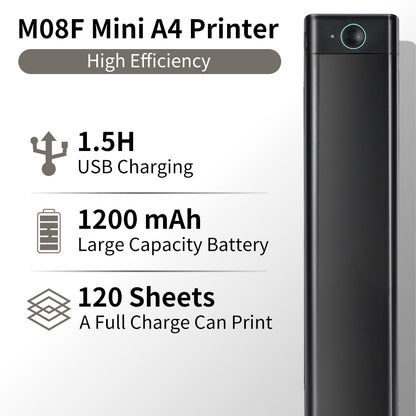 A4 Wireless Portable Thermal Printer for Travel & Office by HitMyNeed