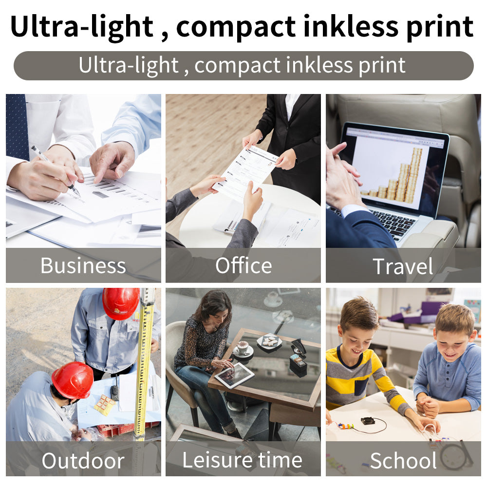 A4 Wireless Portable Thermal Printer for Travel & Office by HitMyNeed