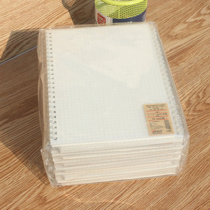 A5 Graph Paper Notebook with Transparent Cover by HitMyNeed