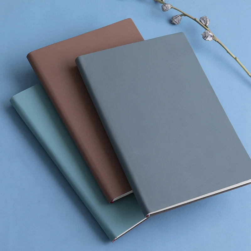 A5 Soft Leather Notebook With 120 Pages, Waterproof Cover by HitMyNeed