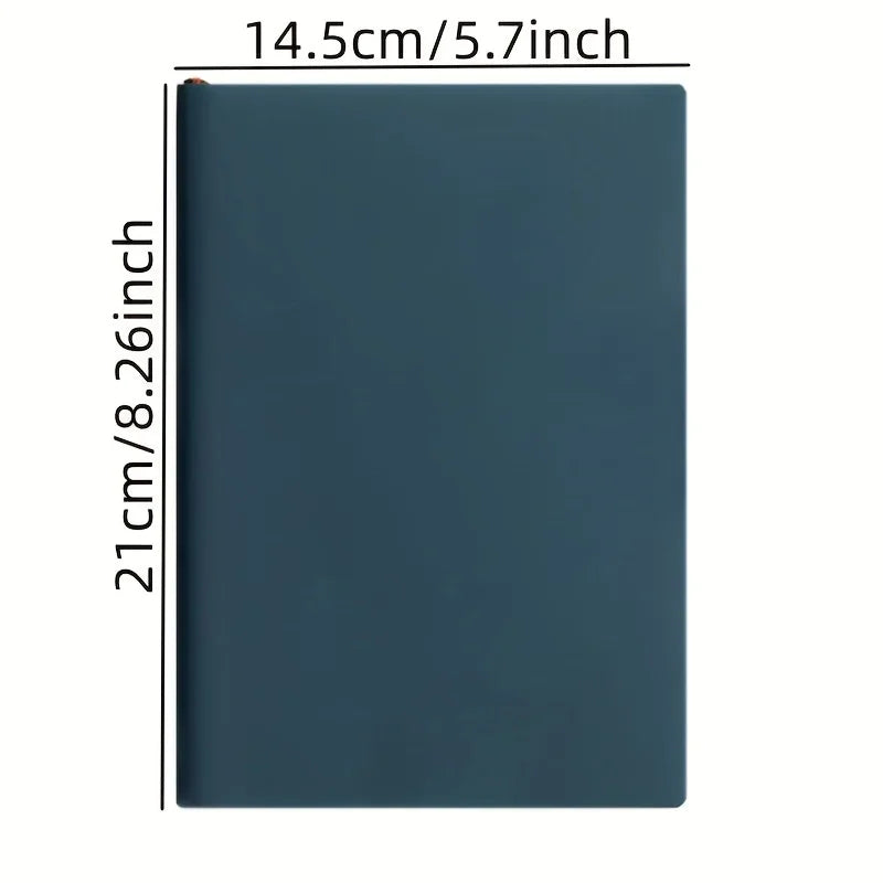 A5 Soft Leather Notebook With 120 Pages, Waterproof Cover by HitMyNeed