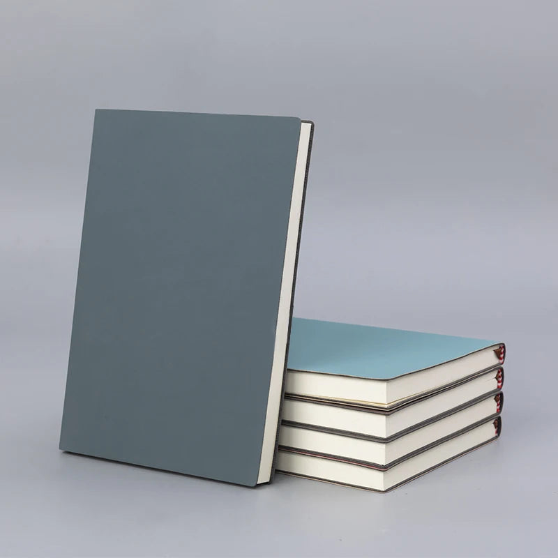 A5 Soft Leather Notebook With 120 Pages, Waterproof Cover by HitMyNeed