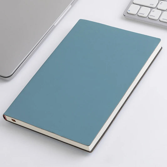 A5 Soft Leather Notebook With 120 Pages, Waterproof Cover algae-green by HitMyNeed