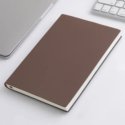 A5 Soft Leather Notebook With 120 Pages, Waterproof Cover purple by HitMyNeed
