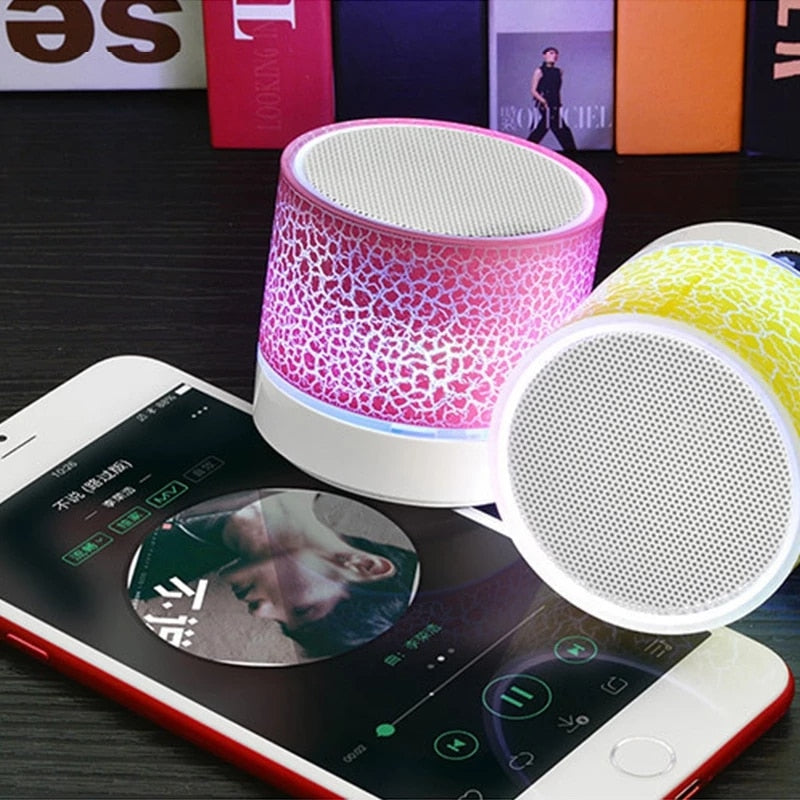 A9 Mini Bluetooth Speaker with LED Lights & TF Slot by HitMyNeed