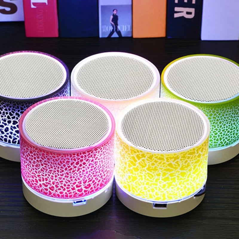 A9 Mini Bluetooth Speaker with LED Lights & TF Slot by HitMyNeed