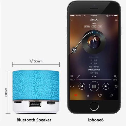 A9 Mini Bluetooth Speaker with LED Lights & TF Slot by HitMyNeed