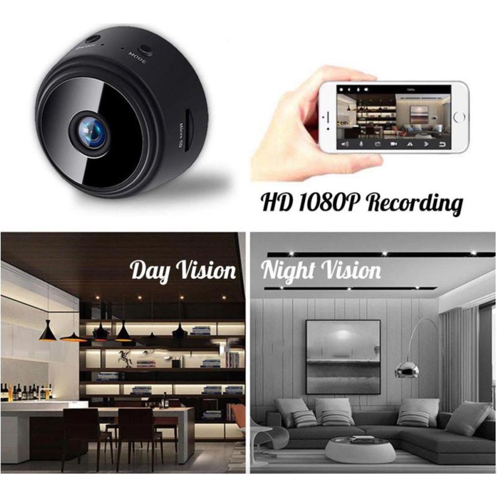 A9 Mini WiFi Security Camera with Remote Monitoring by HitMyNeed