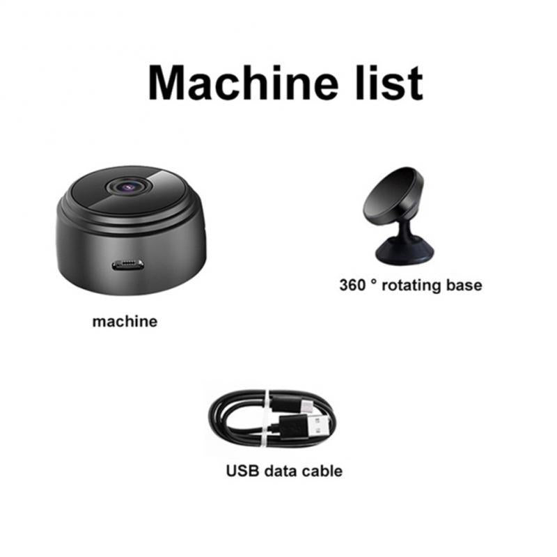 A9 Mini WiFi Security Camera with Remote Monitoring by HitMyNeed