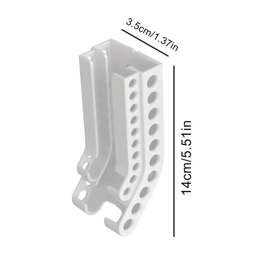 AA & AAA Wall-Mount Battery Organizer Dispenser white by HitMyNeed