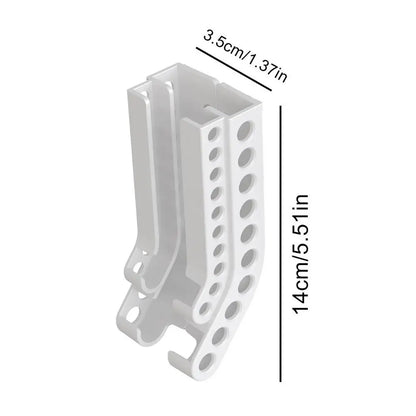 AA & AAA Wall-Mount Battery Organizer Dispenser white by HitMyNeed