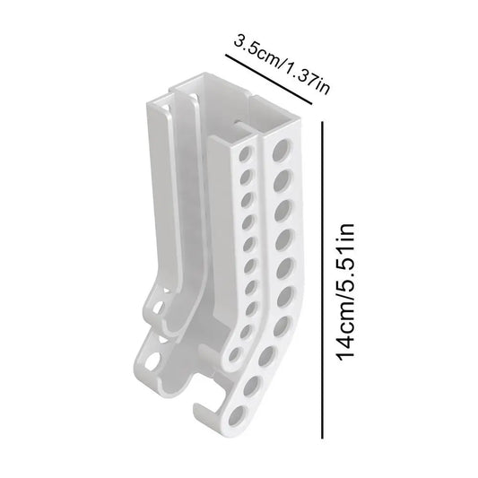 AA & AAA Wall-Mount Battery Organizer Dispenser white by HitMyNeed