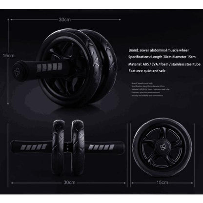 Ab Roller Exercise Wheel with Dual Wheels by HitMyNeed