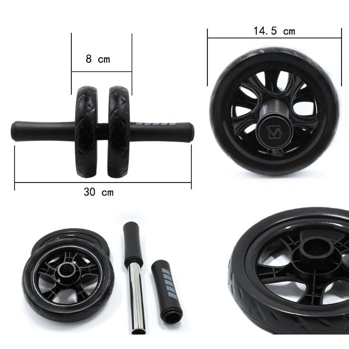Ab Roller Exercise Wheel with Dual Wheels by HitMyNeed