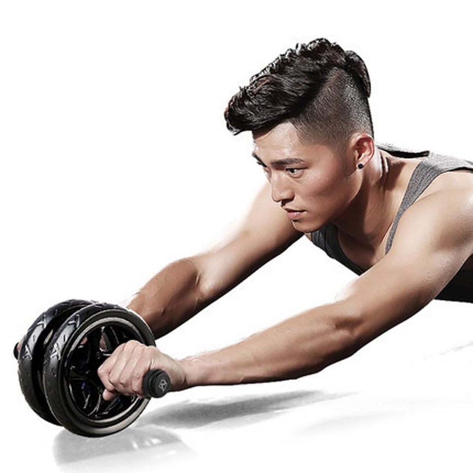 Ab Roller Wheel with Knee Mat for Core Training by HitMyNeed