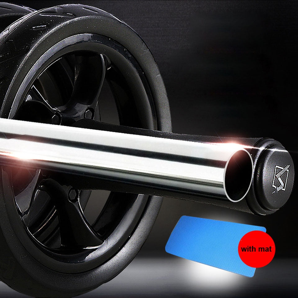 Ab Roller Wheel with Knee Mat for Core Training by HitMyNeed