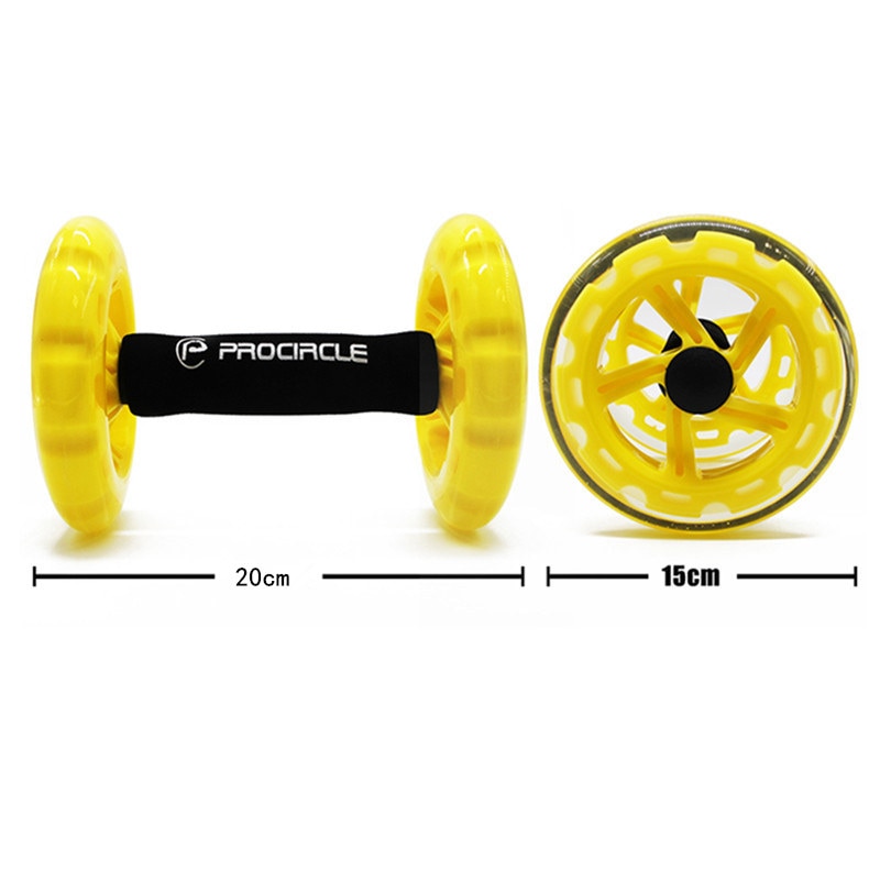 Ab Wheel Rollout Fitness Roller with Mat by HitMyNeed