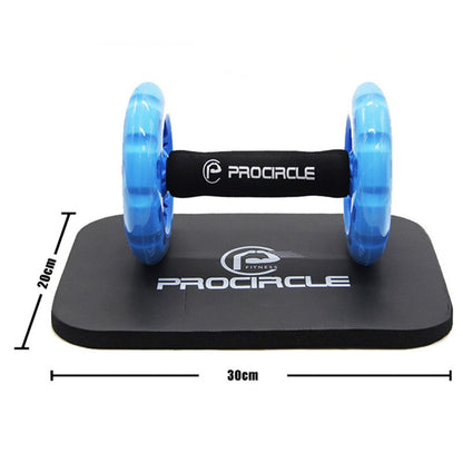 Ab Wheel Rollout Fitness Roller with Mat by HitMyNeed