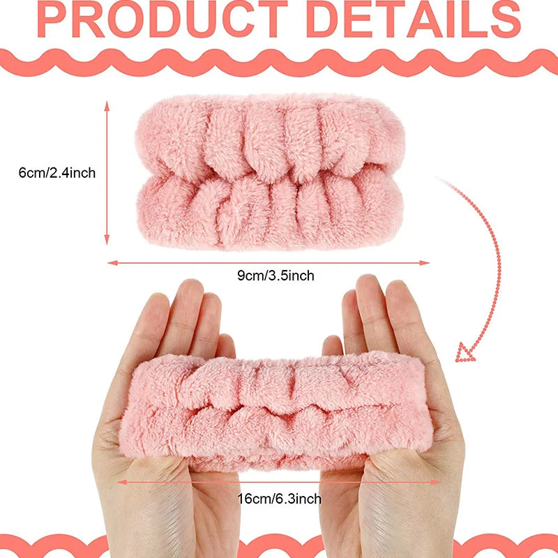 Absorbent Microfiber Face Wash Wristbands (Pair) by HitMyNeed