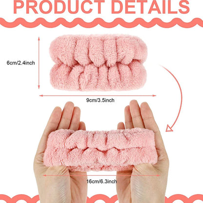Absorbent Microfiber Face Wash Wristbands (Pair) by HitMyNeed