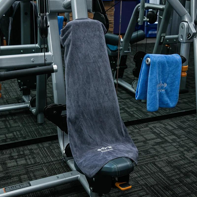 Absorbent Microfiber Gym Towel 40 x 95 cm grey by HitMyNeed