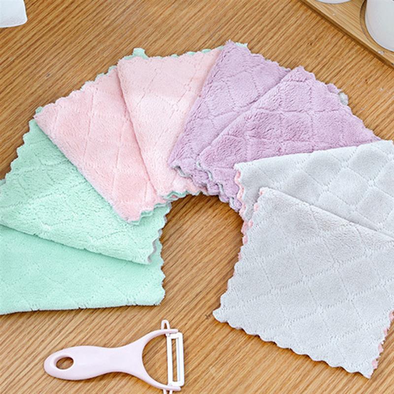 Absorbent Microfiber Kitchen Cloths (10 Pack) by HitMyNeed