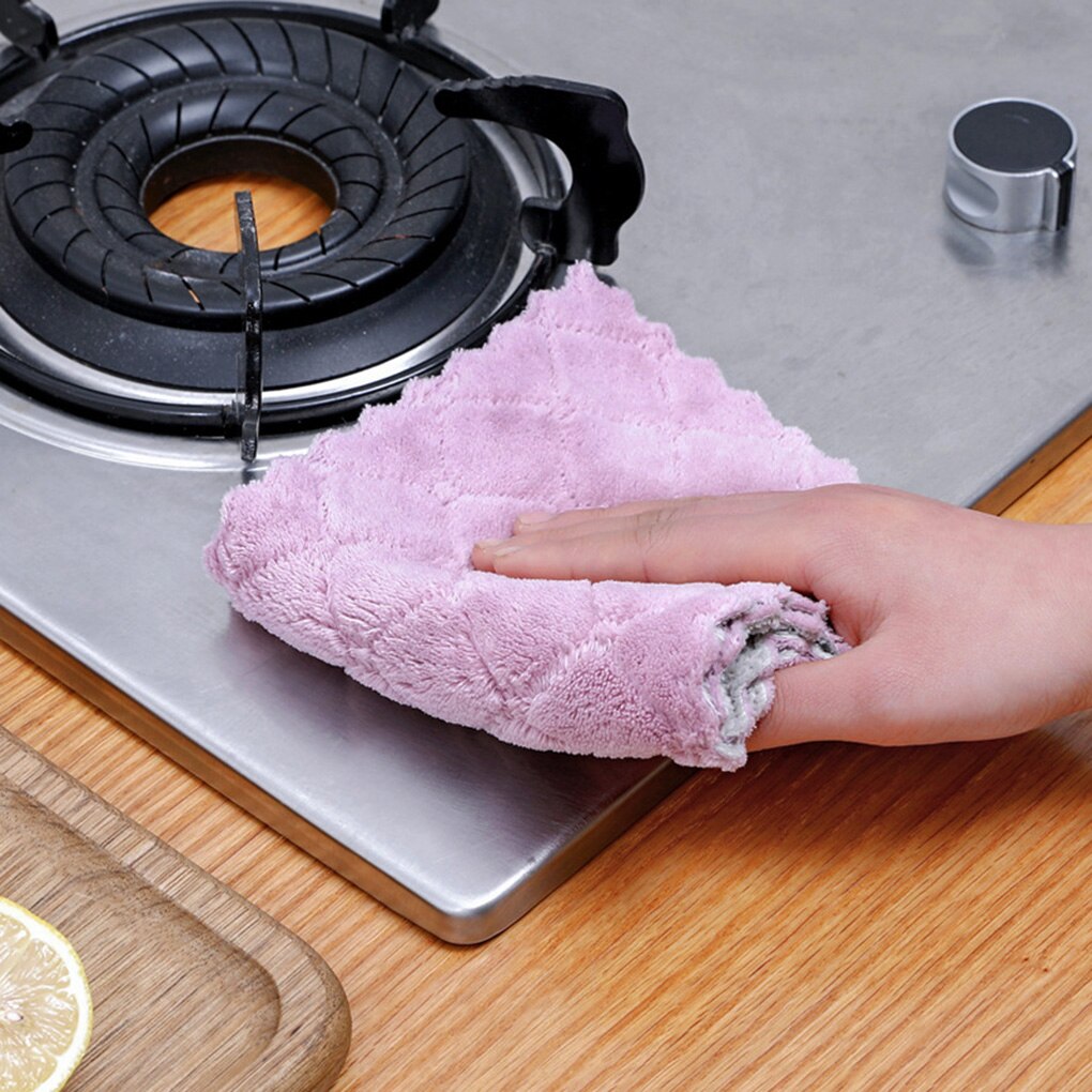 Absorbent Microfiber Kitchen Cloths (10 Pack) by HitMyNeed